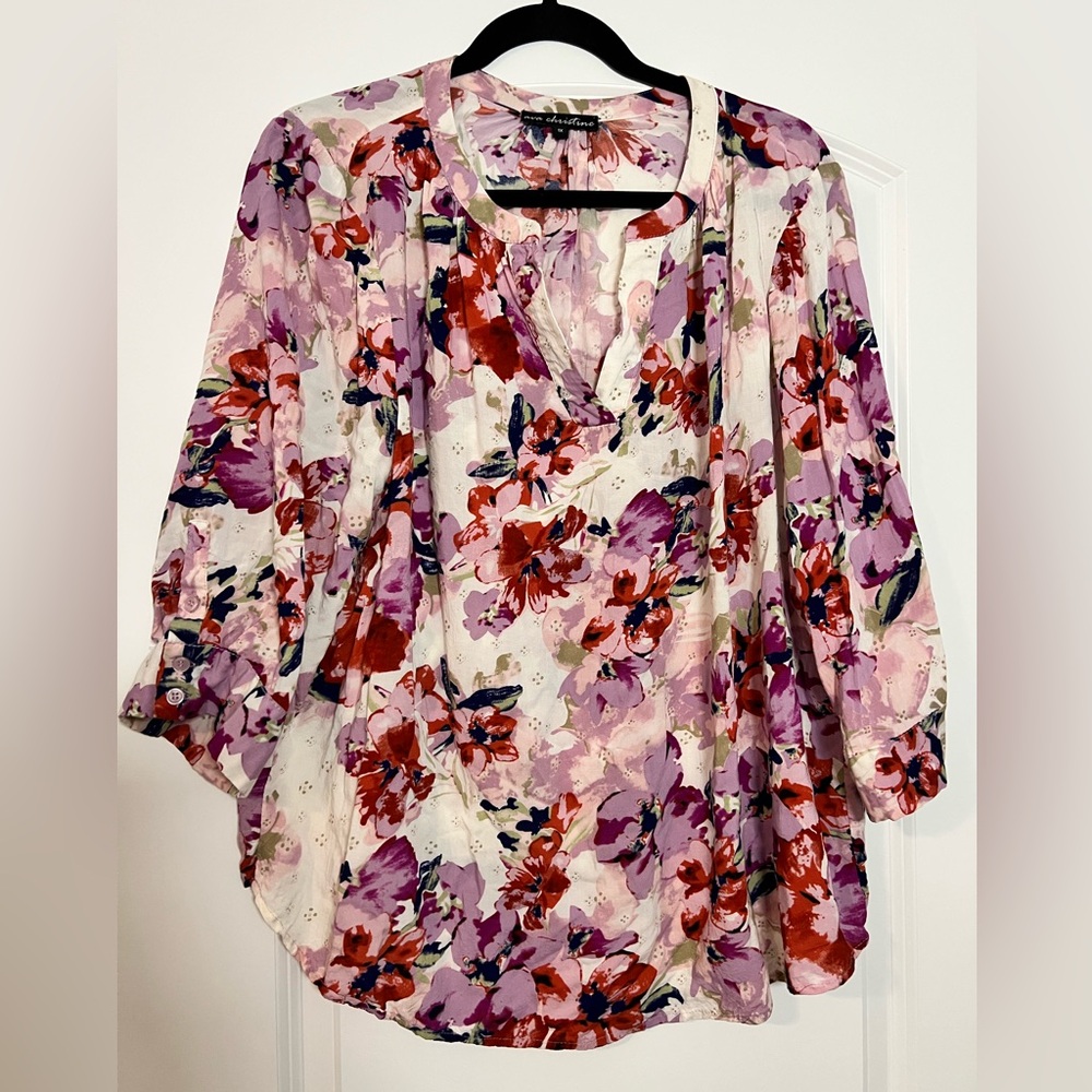 Vibrant Floral Blouse